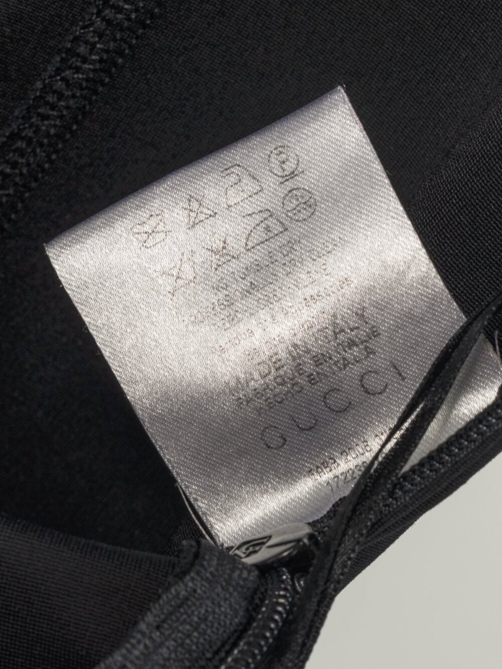 Gucci Black Jersey Bamboo-Belt Pencil Skirt - Picture 8 of 9
